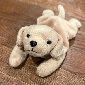 Ty Plush Beige Dog Toy